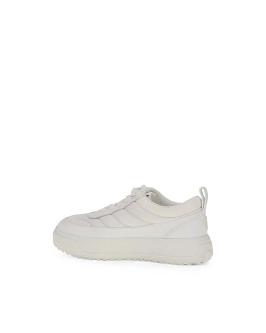 Moncler White Altive Low-Top Sneakers