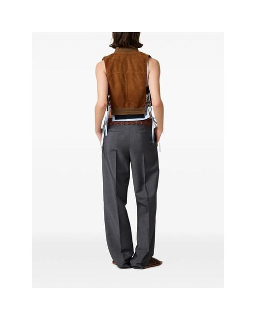 Miu Miu Gray Trousers