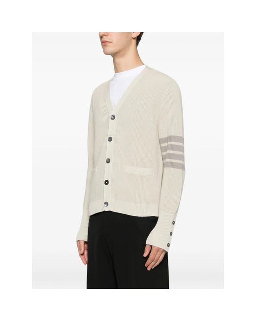 Thom Browne White Neutrals Sweaters & Knitwear for men