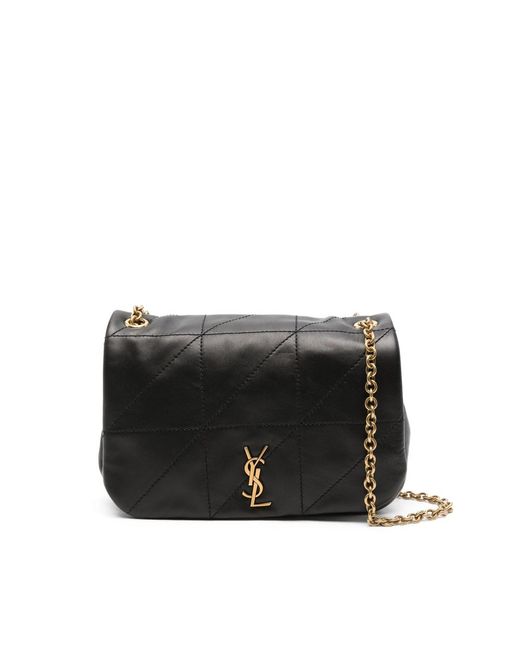 Saint Laurent Black Mini Jamie 4.3 Leather Cross Body Bag