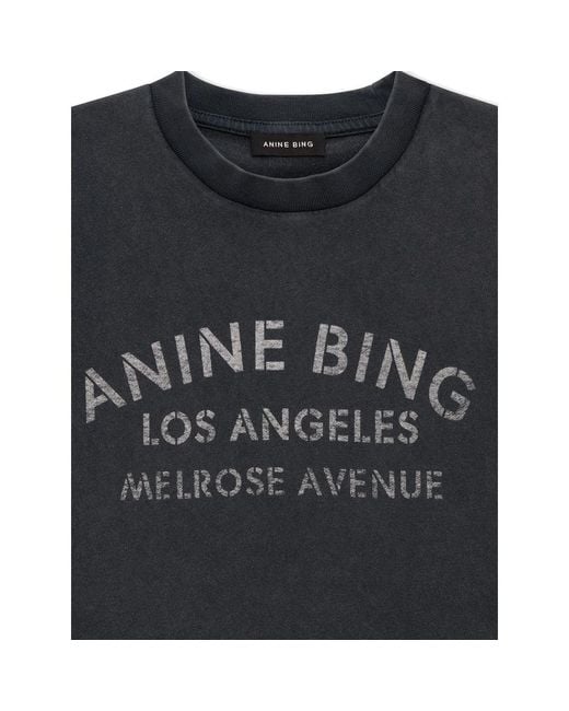 Anine Bing Blue T-Shirt Cotton