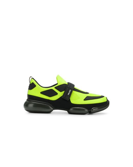 prada neon sneakers