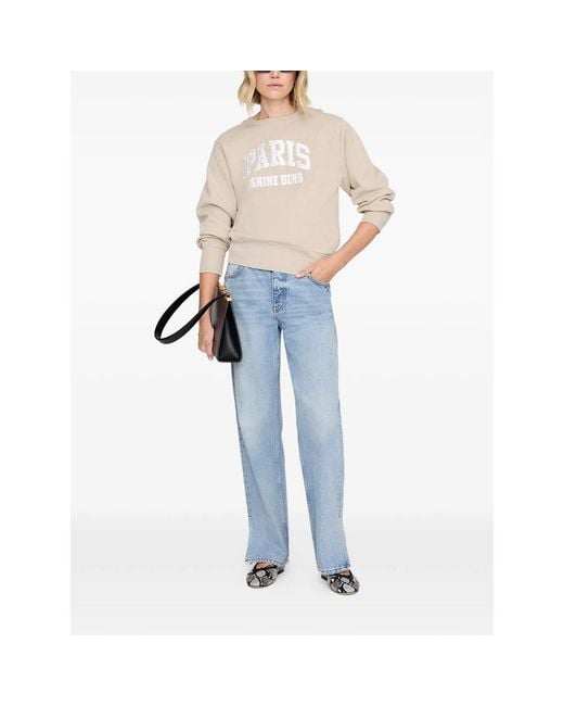 Anine Bing Natural Sweatshirts Neutral