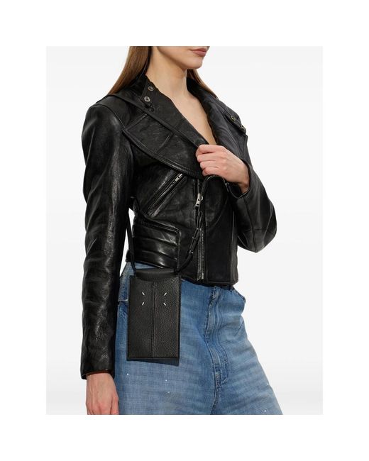 Maison Margiela Black Leather Crossbody Bag