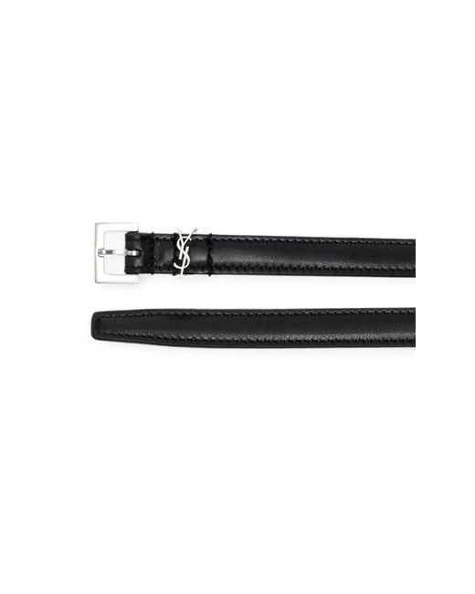 Saint Laurent Black Belts