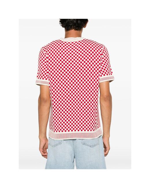 Casablanca Red T-Shirts And Vests for men