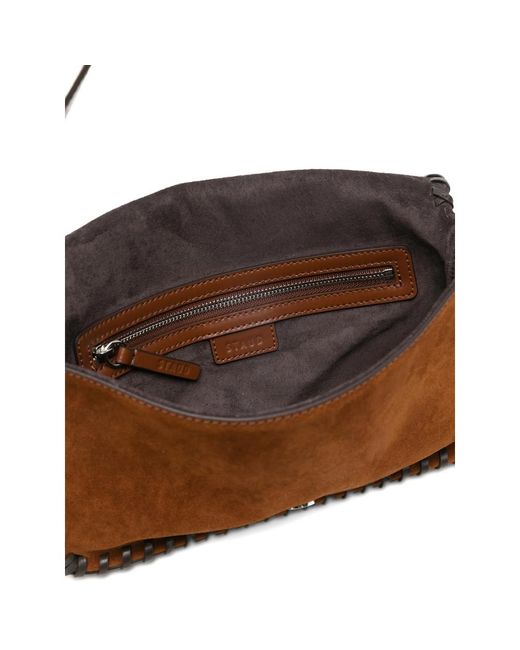 Staud Brown Harlow Shoulder Bag