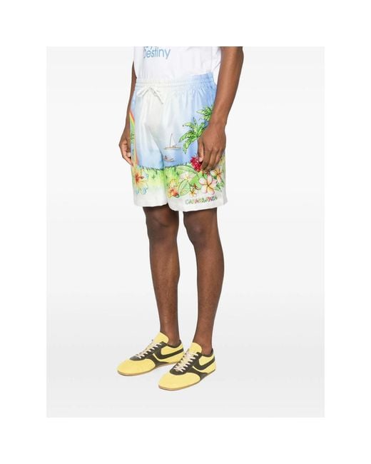 Casablanca Blue Shorts for men