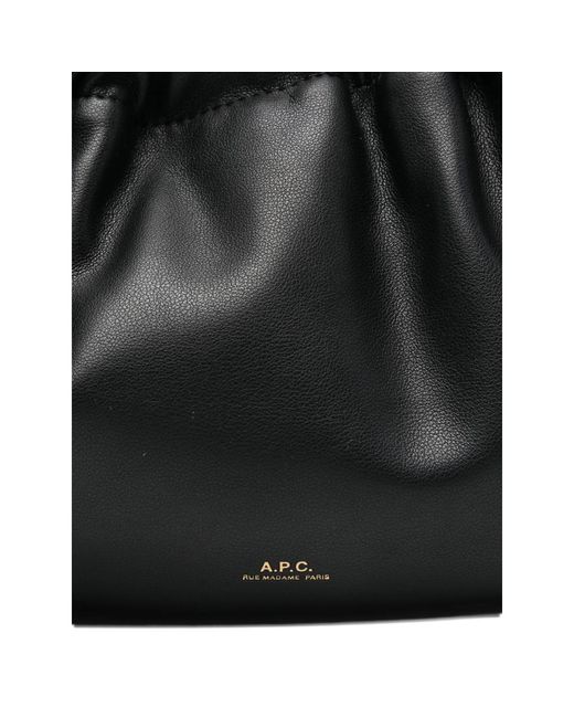 A.P.C. Black Ninon Shoulder Bag