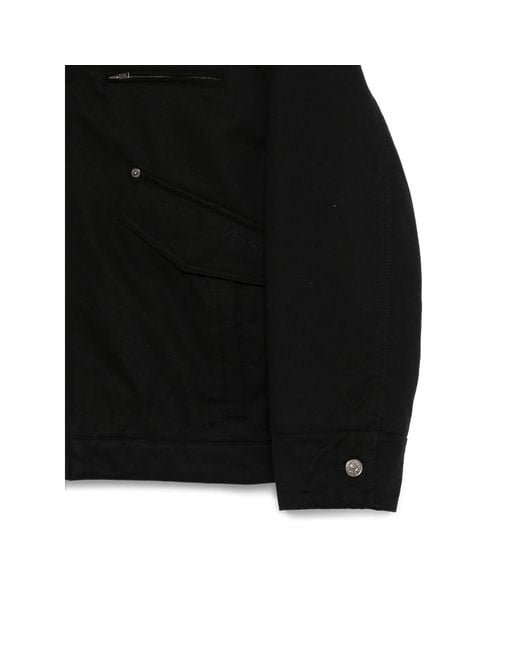 DUNST Black Flap-Pocket Jacket for men