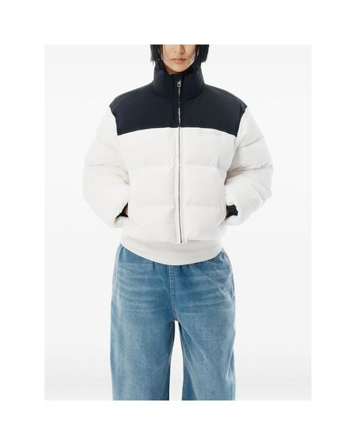 Alexander Wang Black Cropped Puffer Jacket
