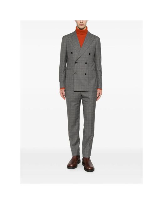 Tagliatore Gray Suits for men