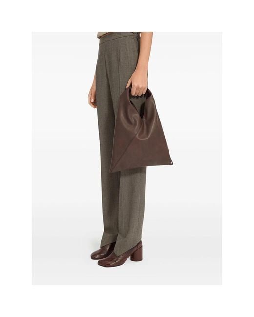 MM6 by Maison Martin Margiela Brown Small Japanese Tote Bag