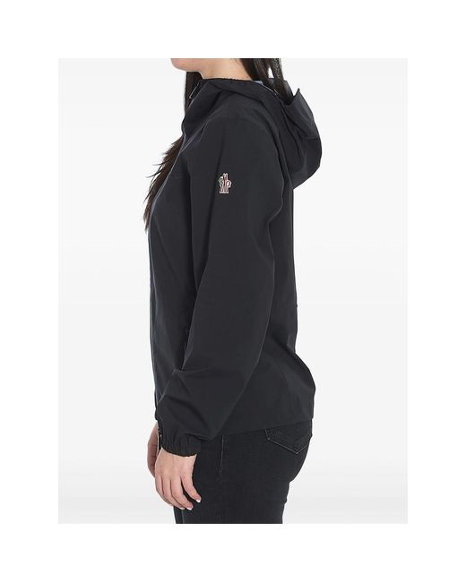 Moncler Black Valles Zip-Up Jacket