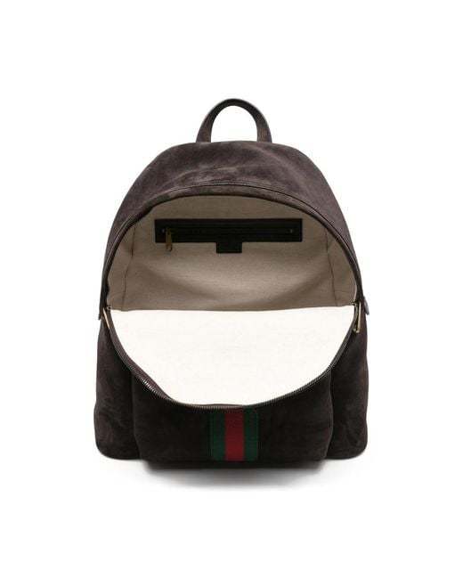 Gucci Black Medium Ophidia Backpack for men