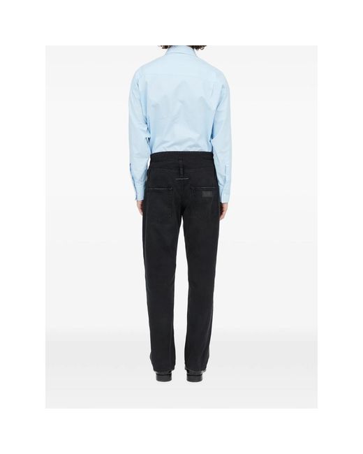 MM6 by Maison Margiela Black Rivet-Detail Jeans for men