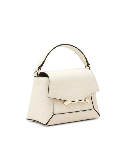 Strathberry Natural Tote Bag Grained Leather
