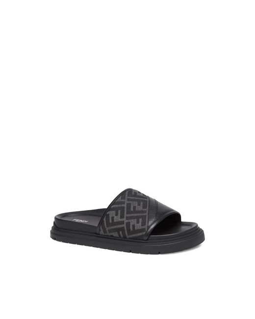 Fendi Black Sandals for men