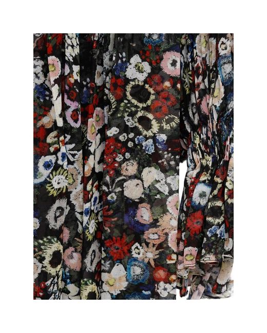 Khaite Black Edgar Floral Maxi Dress