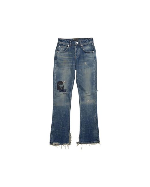 Enfants Riches Deprimes Blue Only Son Patch-Detail Distressed Jeans for men