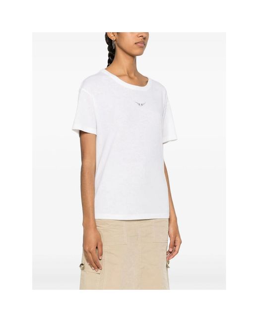 Zadig & Voltaire White T Shirts