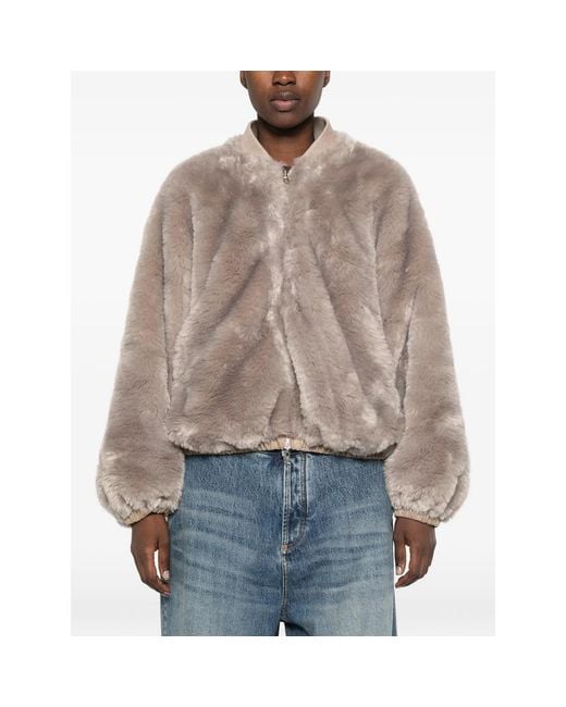 VALENTINI 1972 Natural Reversible Faux-Fur Jacket
