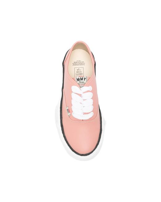 Maison Mihara Yasuhiro Pink Trainers for men