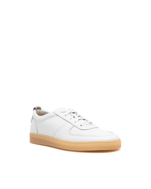 Henderson White Leather Sneakers for men