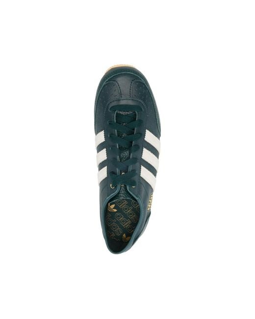 Adidas Blue Sneakers With Perforated Detailing