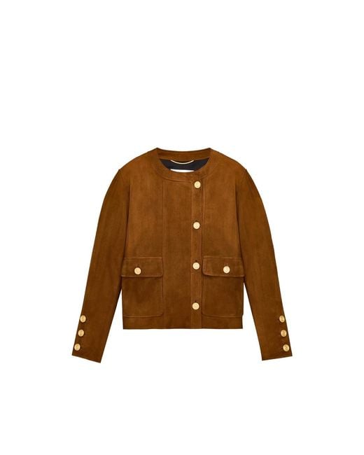 Saint Laurent Brown Short Jacket