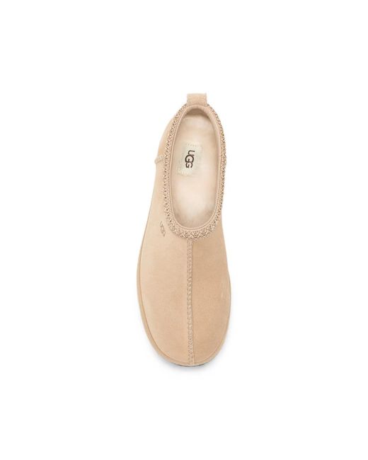 Ugg Natural Tasman Deconstructed Braid-Trim Slippers