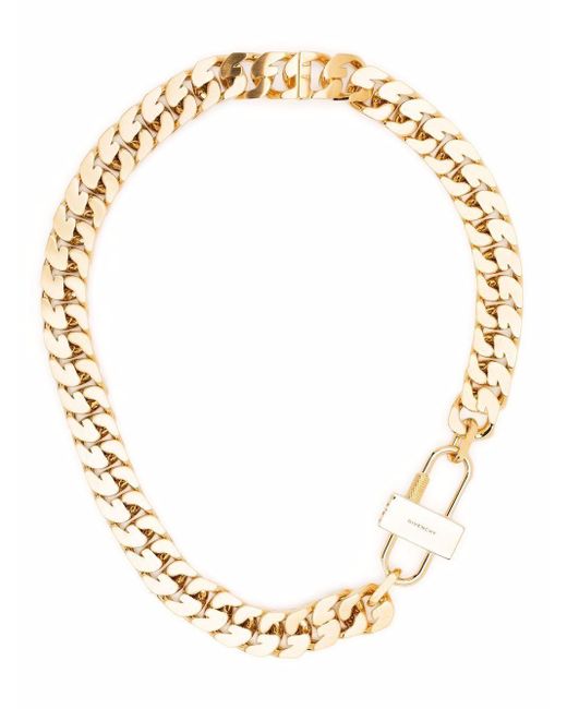 Givenchy Metallic G Chain Necklace for men