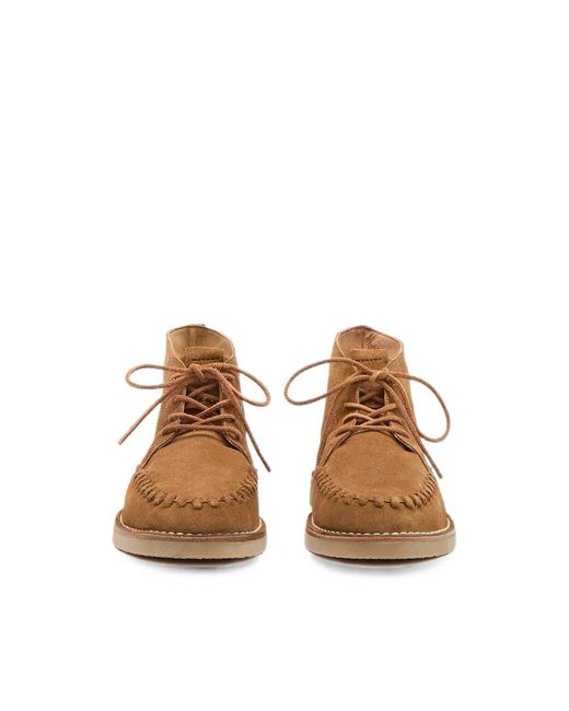 Isabel Marant Brown Dersee Lace-Up Suede Desert Boots for men