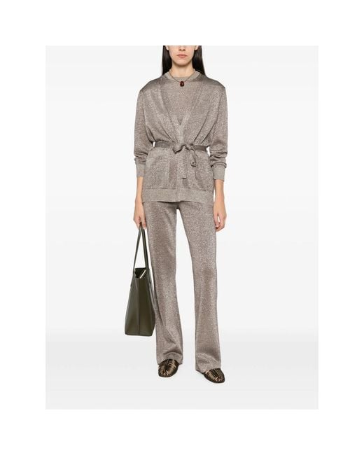 Missoni Brown Belted Cardigan