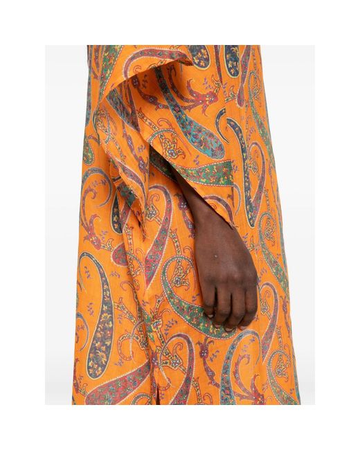 Etro Orange Dresses