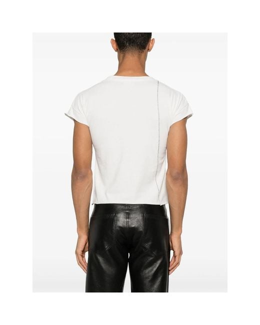 Enfants Riches Deprimes White Patch-Detail T-Shirt for men