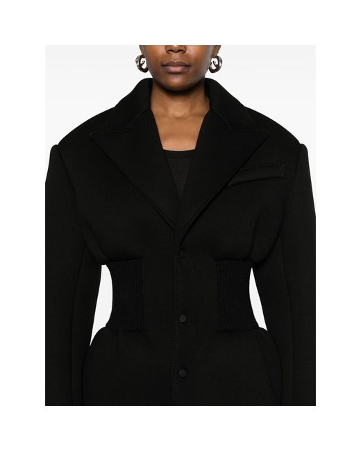 Wardrobe NYC Black Silk Coats