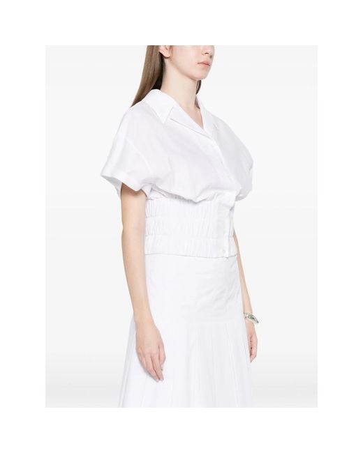 Vivetta White Short-Sleeved Shirt