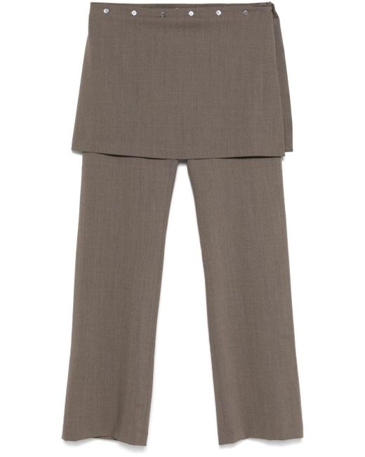 Paloma Wool Gray Lander Trouser-Skirt