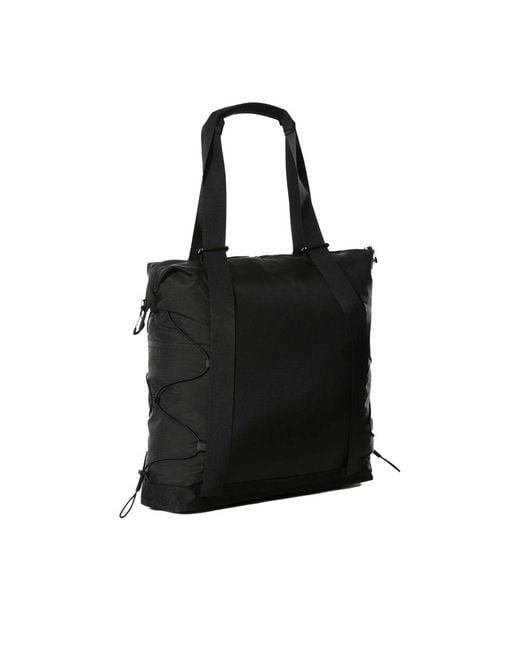 The North Face Black Borealis Logo-Embroidered Tote Bag for men