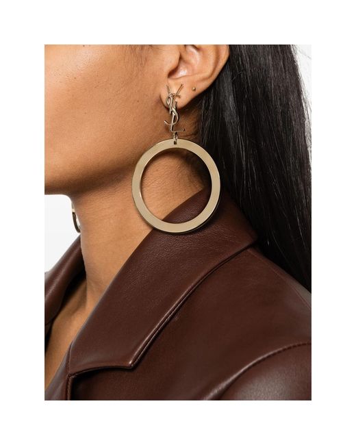 Saint Laurent Metallic Earrings
