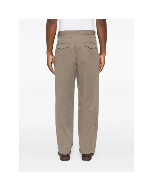 Myths Gray Belt-Loops Trousers for men
