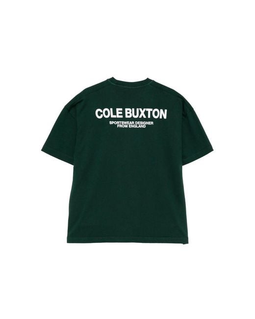 Cole Buxton Green Cb Sportswear T-Shirt for men
