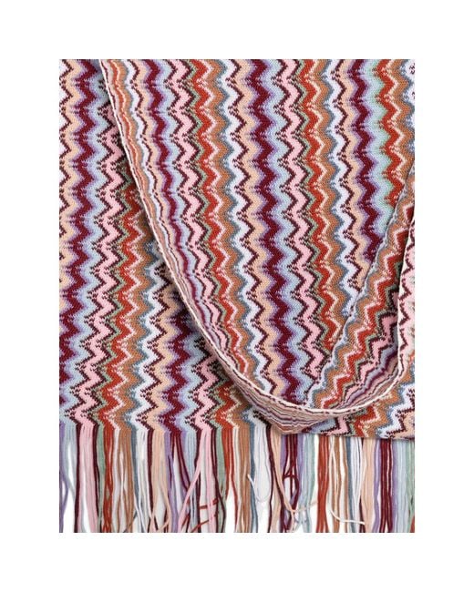 Missoni Purple Winter Scarves