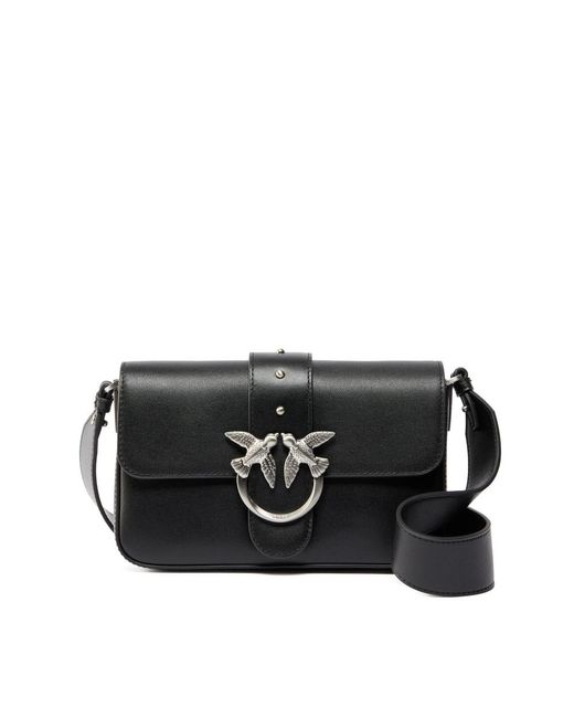 Pinko Black Small Love Bag Cross Body Bag