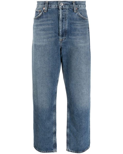 Agolde Blue Mid-rise Straigth-leg Jeans for men