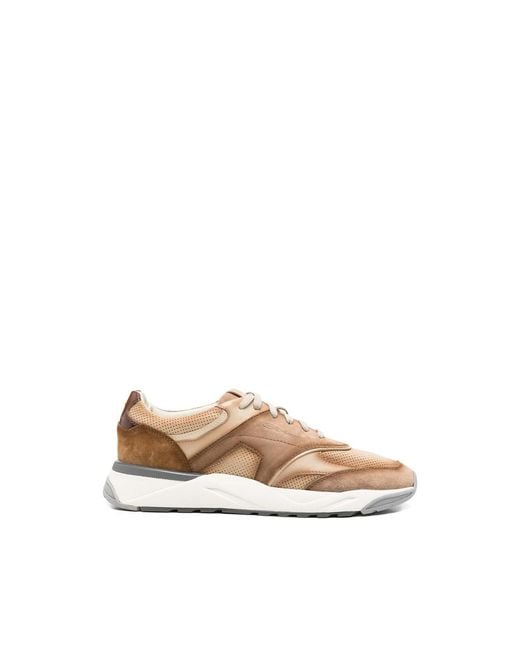 Santoni Natural Innova Perforated Sneakers for men