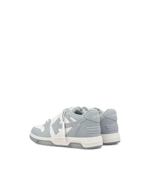 Off-White c/o Virgil Abloh Gray Low-Top Out Of Office Sneakers For for men