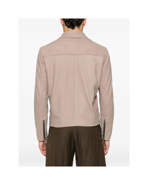 Tagliatore Natural Leather Outerwear for men