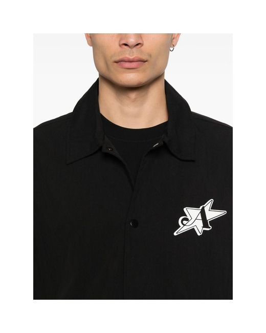 Awake Couture Black L. E.S. Community Coaches Jacket for men